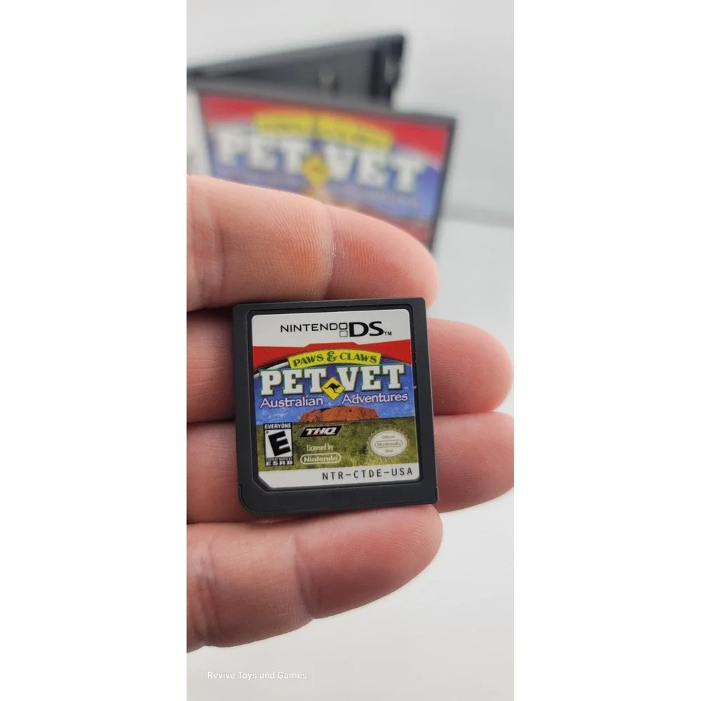 Paws & Claws Pet Vet Australian Adventures Nintendo DS, 2009 CIB Complete Tested